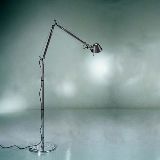 Artemide Tolomeo Gulvlampe Svart Stue Svart Artemide Tolomeo Gulvlampe Svart Stue Svart