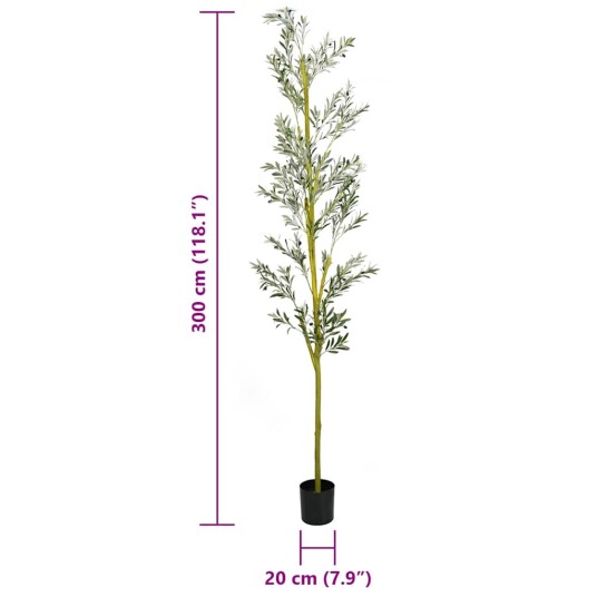 Kunstig oliventre 1000 blader 300 cm grønn Kunstig oliventre 1000 blader 300 cm grønn