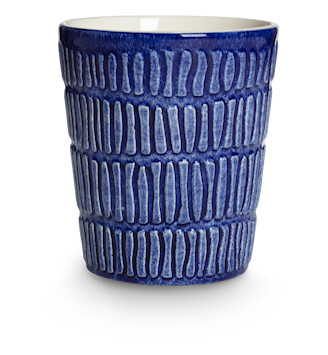 Stripes Kopp 30 cl 10 x 8 cm Blå