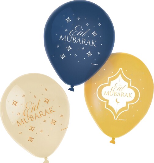 Riethmüller Ballonger Eid Mubarak 6-pakning 9913398