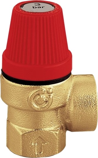 Caleffi Sikkerhetsventil 1/2" 2,5 Bar (311425)