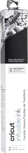 Cricut 2006781. Trykkteknologi: Varmeoverføring Produktets Hovedfarge: Sort Hvit. Antall Per Pakke: 2 StykkeR 2006781
