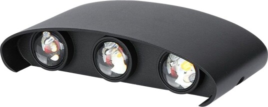 V Tac 5W LED vegglampe IP65 Sort 630lm varm hvit opp/ned lys utendørs/innendørs Kulør : Varm V Tac 5W LED vegglampe IP65 Sort 630lm varm hvit opp/ned lys utendørs/innendørs Kulør : Varm