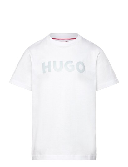 Hugo Kids Short Sleeves Tee Shirt White 138