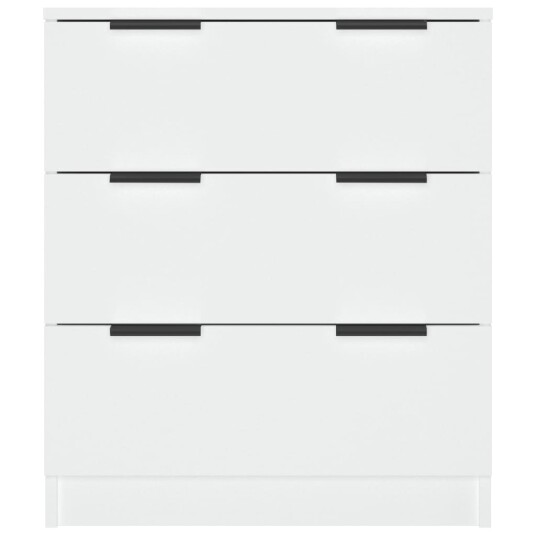 vidaXL Skjenk hvit 60x30x70 cm konstruert tre