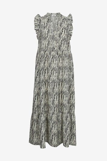 co’couture   Maxikjole CarolaCC SS Floor Dress   Beige
