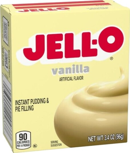 Jell O Instant Vanilla Pudding   96 g USA Import