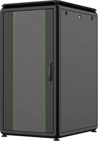 Lanview By Logon Data Line Rack Skap 600 X 800 Mm Data Line Free-Standing Svart Ral 9005 22U 19"