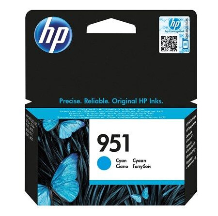 HP 951 / CN050AE Cyan Ink - Blekkpatron Blå