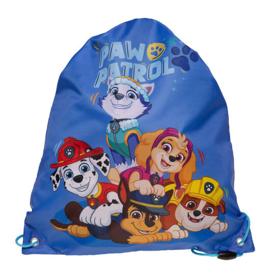 Paw Patrol Gymbag Blå 35 x 45 cm med Sikkerhets Snor Paw Patrol Gymbag Blå 35 x 45 cm med Sikkerhets Snor