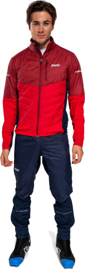 Swix Nordic Warm Hybrid Jacket M Red S Swix Nordic Warm Hybrid Jacket M Red S