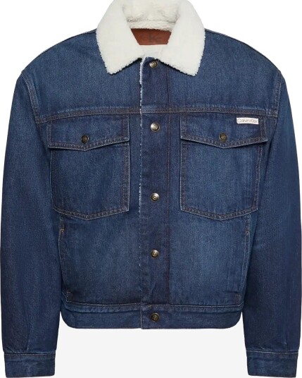 Calvin Klein Jeans Archive 90S Sherpa Trucker Clayt CLAYTON STONE XL