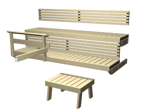 Harvia Formula 19 Badstubenksett 1900 mm Harvia Formula 19 Badstubenksett 1900 mm