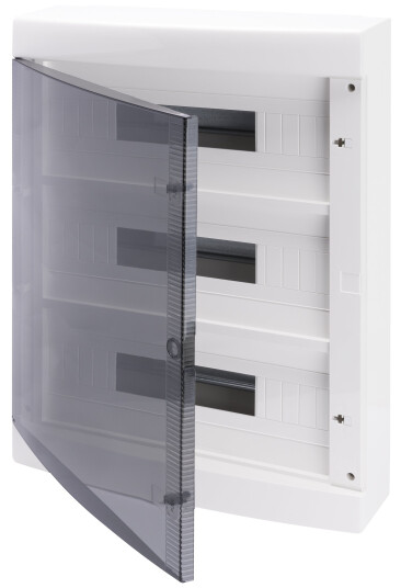 GEWISS Modulskap 54M sotet dør m/jordskinne IP40 GW40051BD