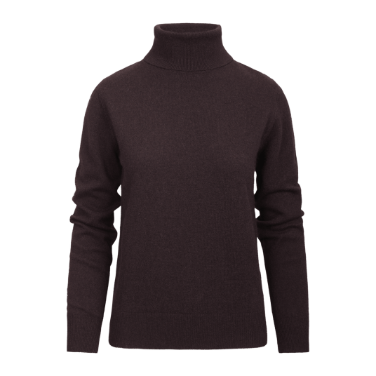 Bailey Turtleneck Dark Brown M Merino turtleneck