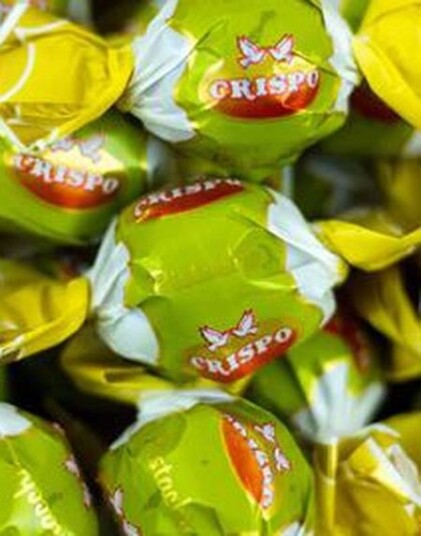 1 kg Crispo Praline Pistachio Melkesjokoladepraliner med Pistasjfyll 1 kg Crispo Praline Pistachio Melkesjokoladepraliner med Pistasjfyll