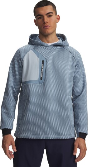 Under Armour Drive Pro Hybrid Hood Golfgenser herre Blue Wind (448) Small