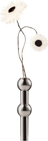 STOFF Nagel Stoff Nagel Vase   Black Chrome   Black   10X 2.4CM