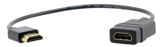 KRAMER HDMI-forlengelseskabel med Ethernet - 30 cm