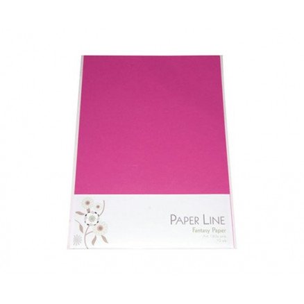 Paper Line Fantasikartong Rosa A4 180g 10 stk Paper Line Fantasikartong Rosa A4 180g 10 stk