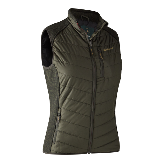 Deerhunter Lady Caroline Padded Waistcoat Timber 46