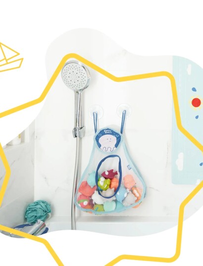 Badabulle Bath Toys Net Blue