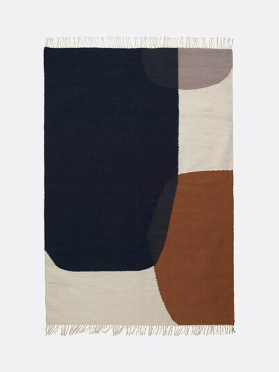 Ferm Living Kelim Teppe Merge 140x200 Ferm Living Kelim Teppe Merge 140x200