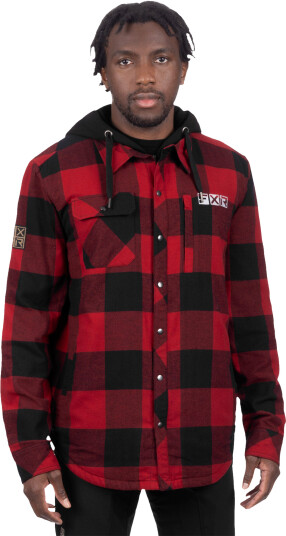 FXR Jakke Timber Isolert Flannel Rust-Svart FXR Jakke Timber Isolert Flannel Rust-Svart