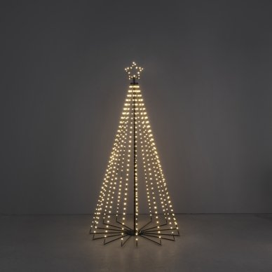 Metalljuletre, 515 amber LED
