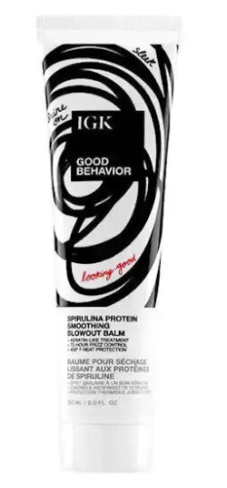 IGK Good Behavior Spirulina Protein Smoothing Blowout Balm 150ml