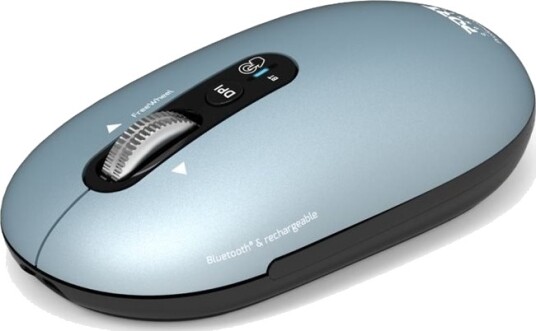 Port Connect Pure Color Mus Ladbar Optisk 5 Knapper Trådløs Bluetooth Storm