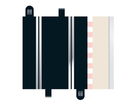 Scalextric C8207 - Half Straight 175mm - 2stk Scalextric C8207 - Half Straight 175mm - 2stk