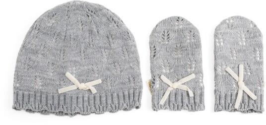 Petite Chérie Atelier Agnes Lue og Votter Grey 2-4 år Petite Chérie Atelier Agnes Lue og Votter Grey 2-4 år