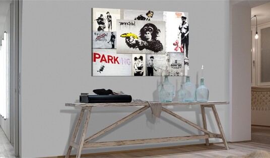 Tavle Banksy: Police Fantasies 120X80 Artgeist sp. z o. o.