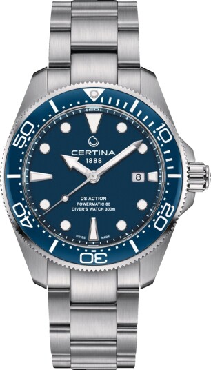 Certina DS Action Diver Powermatic 80 C0326071104100 - Herre - 43 mm - Analog - Automatisk - Safirglass