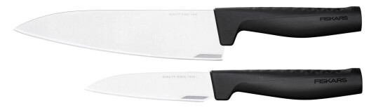 Fiskars Hard Edge knivsett kokkekniv og grønnsakskniv 2 deler