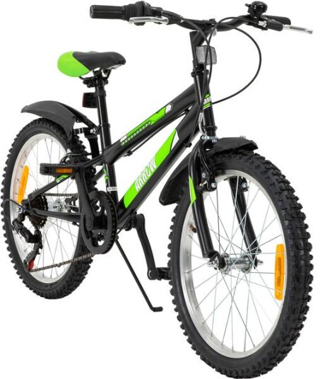 Miw Barnesykkel Actionbikes Arrow 20" sort/grønn