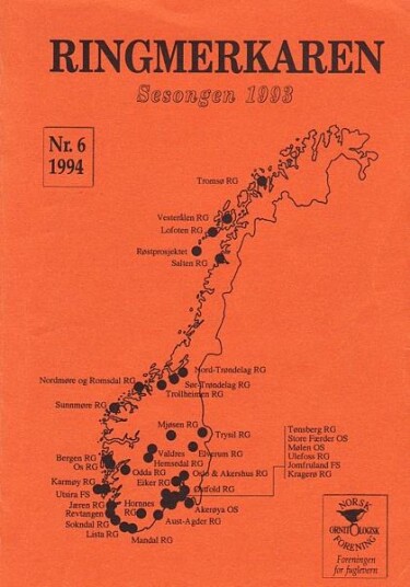 Ringmerkaren nr.6   Sesongen 1993