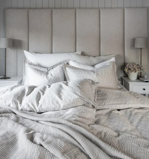Borås Cotton Betty sengesett 140x220/50x70 Beige