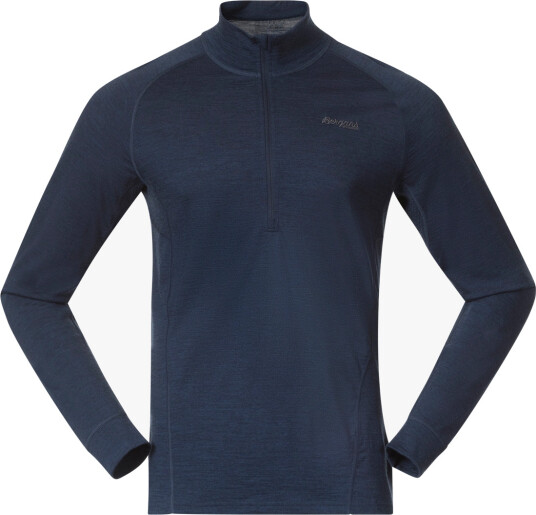 Bergans Inner:Pure Merino Half Zip Men Blå M