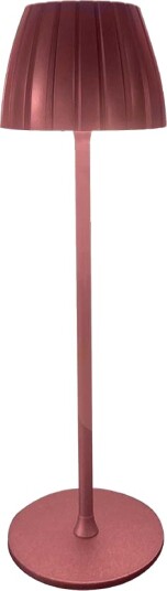 2,7W oppladbar LED bordlampe brun   Touch dimbar 3 i 1 CCT USB C 5V DC høyde 34cm   Kulør : 3 i 1