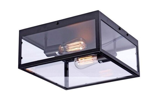 Ms - Belysning Dovre taklampe 36x36cm - Svart Ms - Belysning Dovre taklampe 36x36cm - Svart
