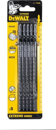 Dewalt Stikksagblad hcs 5pk dt2167 raske kutt i grovt materiale Dewalt Stikksagblad hcs 5pk dt2167 raske kutt i grovt materiale