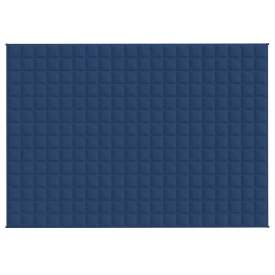 Vidaxl Vektdyne blå 137x200 cm 6 kg stoff