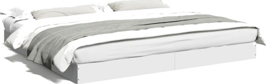  Sengeramme hvit 180x200 cm konstruert tre 8721102598616