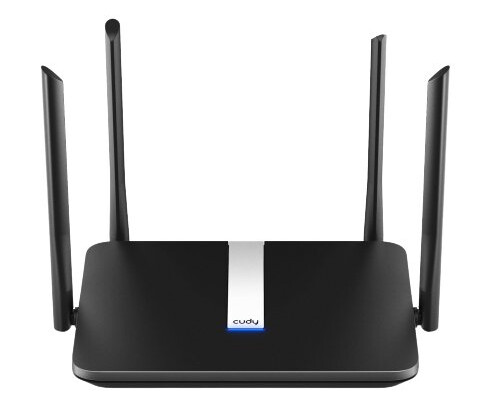 Cudy X6 Gigabit Wi-Fi 6 Router Dual-Band (2.4/5 GHz) Frittstående Sort Cudy X6 Gigabit Wi-Fi 6 Router Dual-Band (2.4/5 GHz) Frittstående Sort