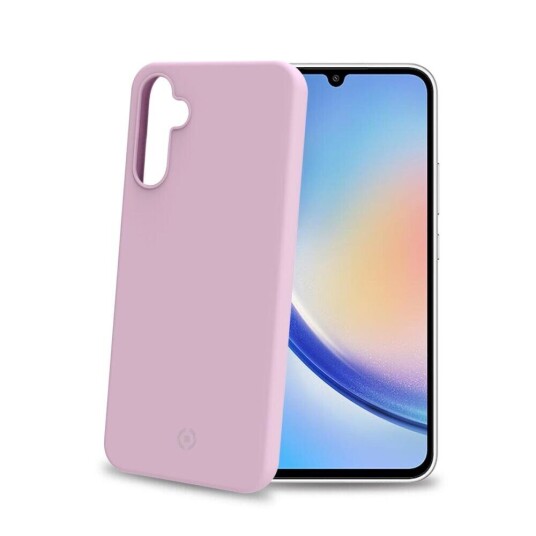 Celly Mobildeksel Cromo for Samsung Galaxy A34 5G Rosa/Svart TPU