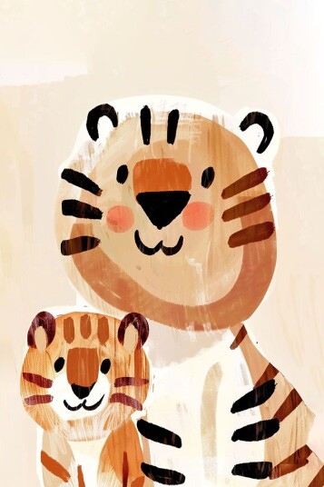 Namly Design Plakat Lekne Tigre POSTERVYDR5K