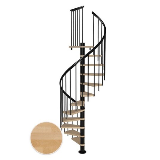 Dolle Montreal Spiral Bøk Oljet 9005 Classic3 11T Ø120 Dolle Montreal Spiral Bøk Oljet 9005 Classic3 11T Ø120