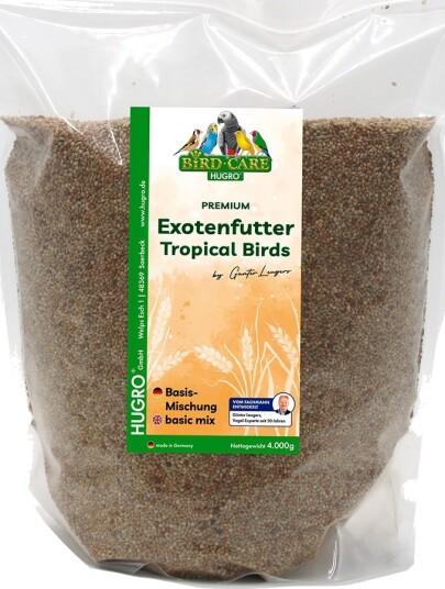 Hugro Eksotiske Fugler Basisblanding 4 kg